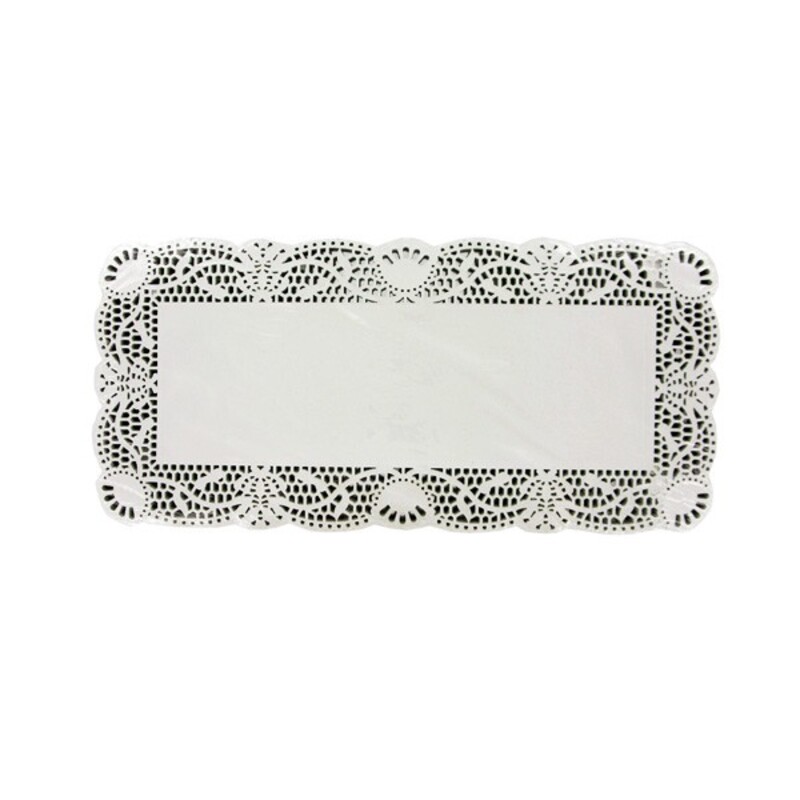 Dentelle blanche 34 x 16 cm (x250)