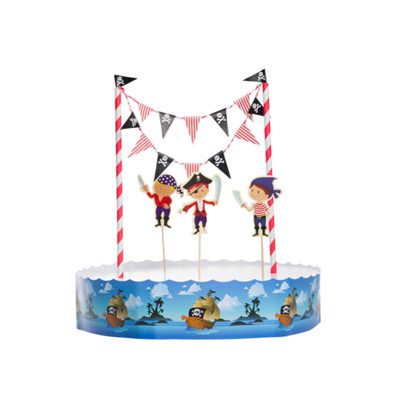 Kit décor gâteau Pirate