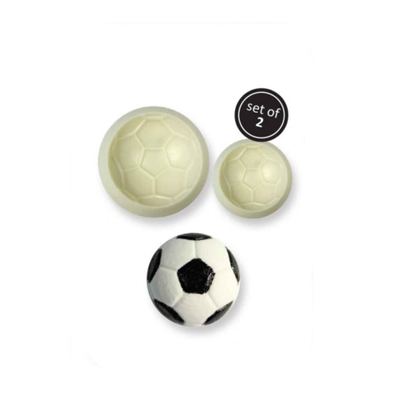 Moule silicone ballon de foot (x2)