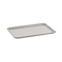 Plateau pâtissier inox bords ronds 24 cm