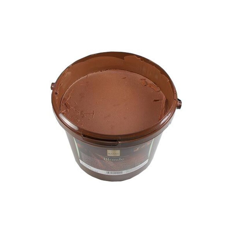 Pâte à glacer blonde Barry 5 kg (chocolat au lait)