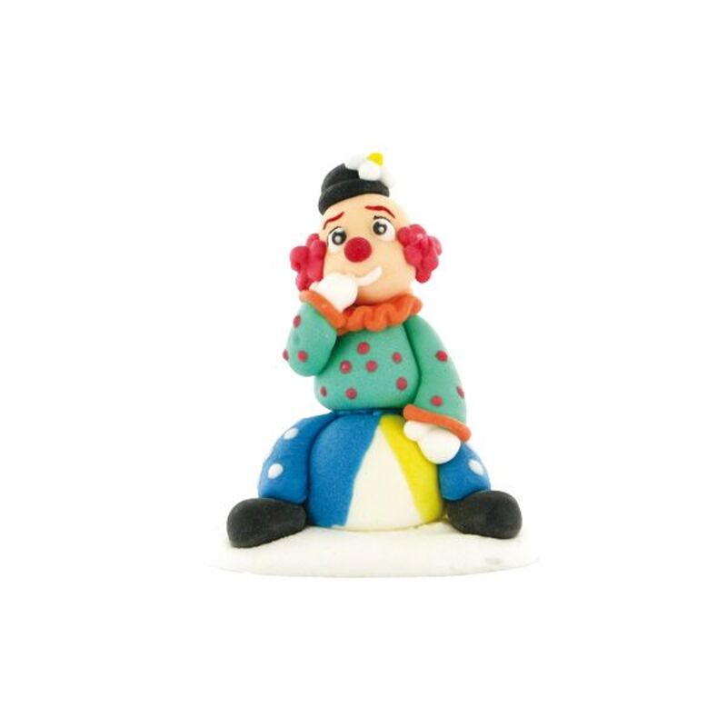 Clown sur un ballon en sucre