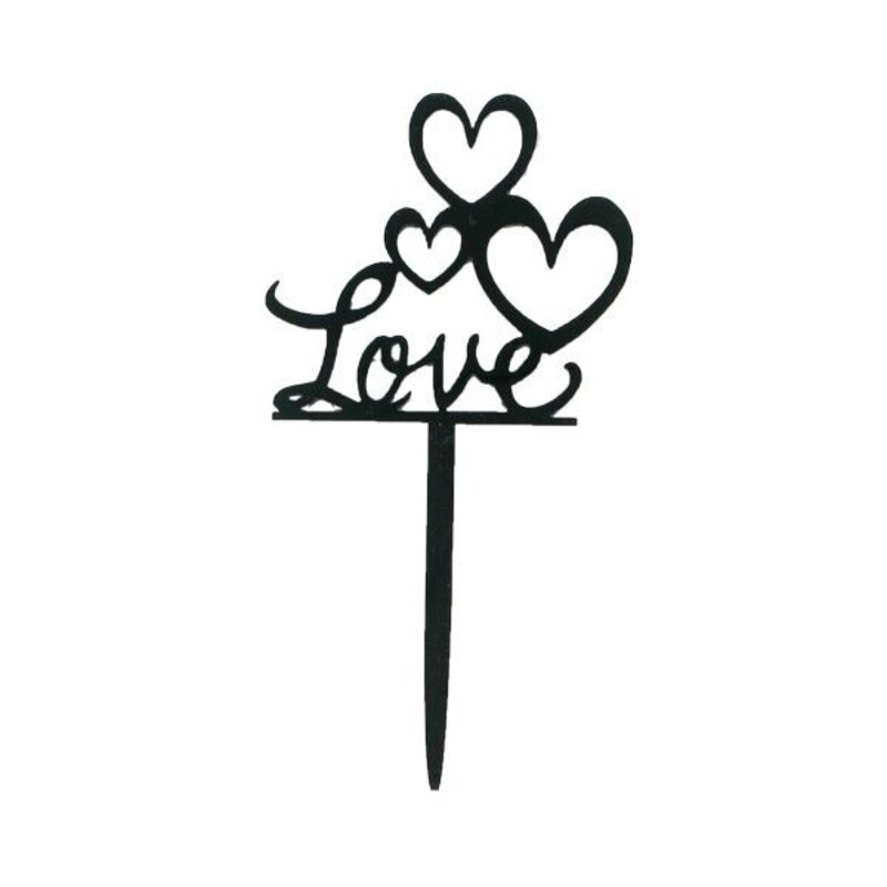 Cake Topper Love (x8)