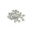 Dragées mini coeurs argent (90 g)