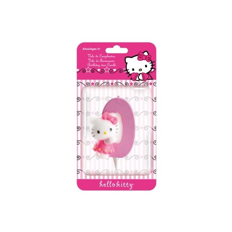 Bougie Hello Kitty chiffre 6