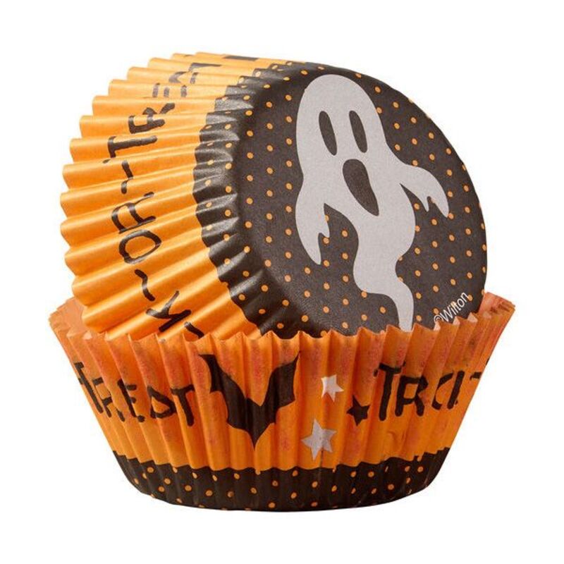 Caissette cupcake Halloween Fantôme Wilton (x75)