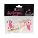 Cupcake Toppers Flamants roses (x12)