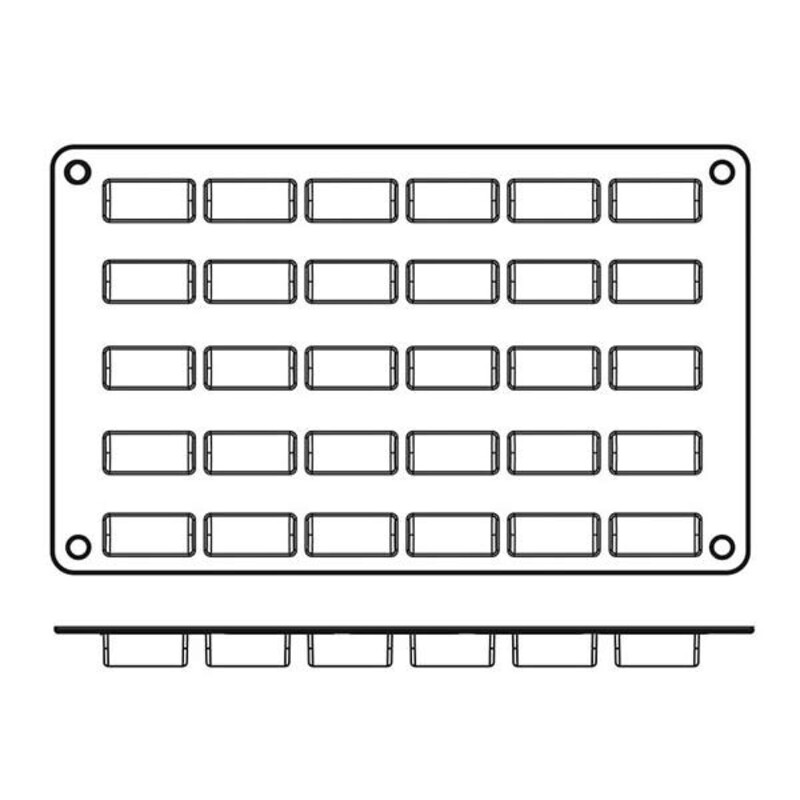 Moule silicone 30 mini blocs