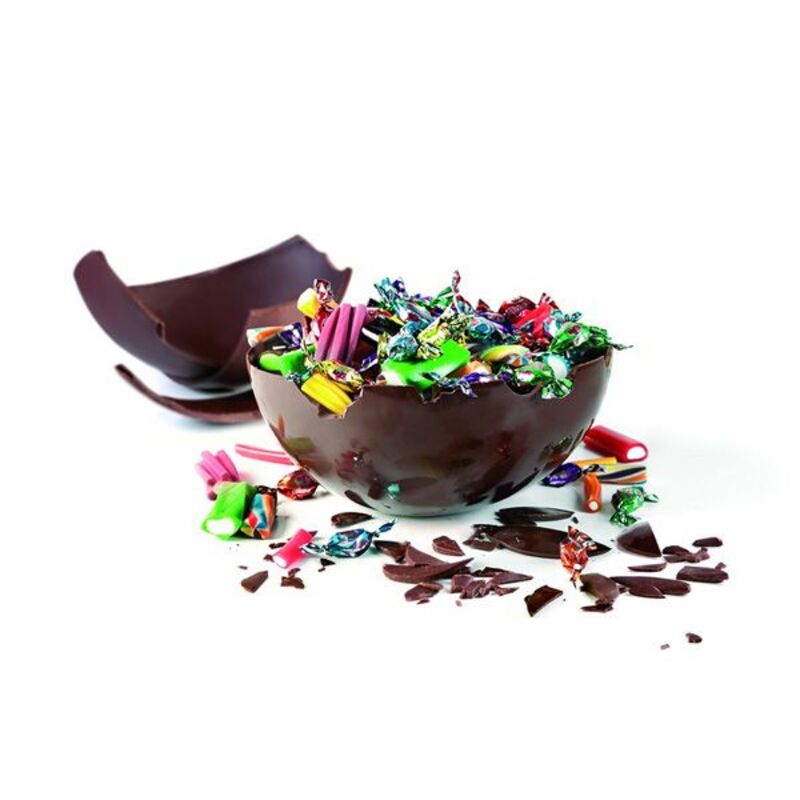 Moule magnétique 3D sphère chocolat 18,5 cm