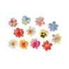 13 Fleurs 3D comestibles en azyme assorties Patisdécor