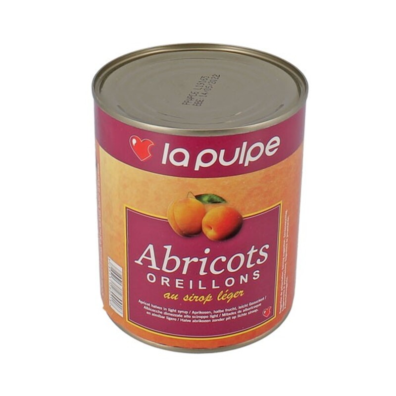 Abricots  oreillons au sirop léger "la pulpe"