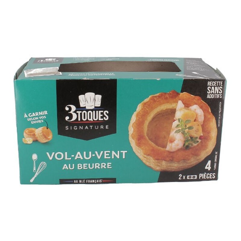 Vol-au-vent au beurre à garnir (x4)