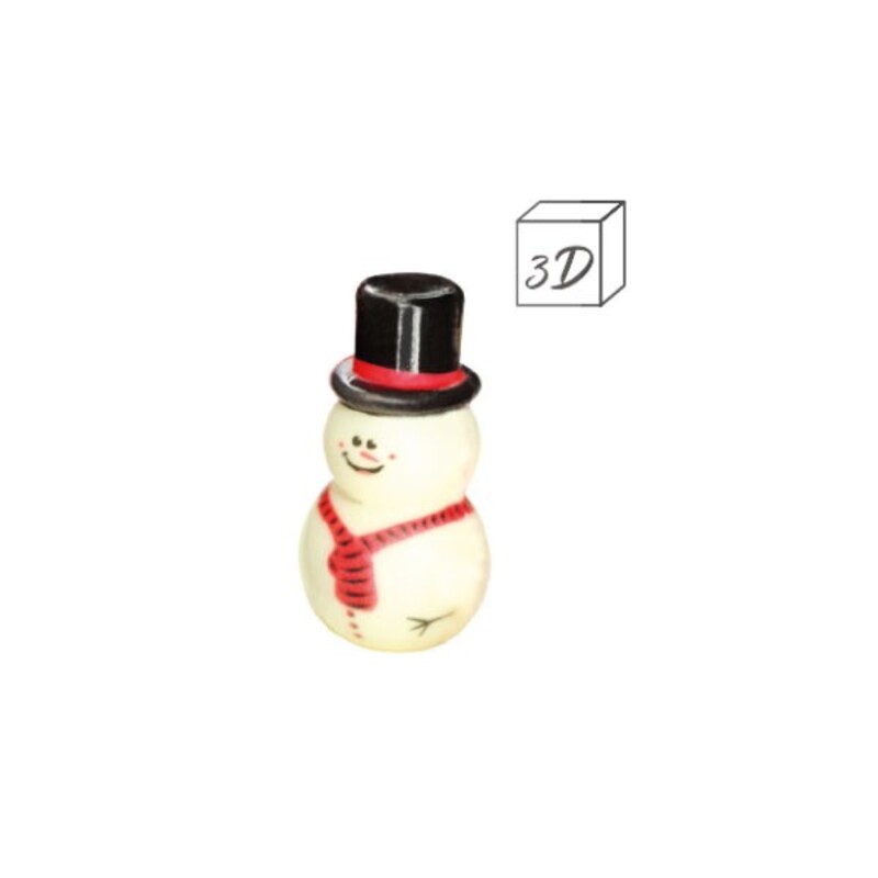 Bonhomme de neige en chocolat blanc (x42)