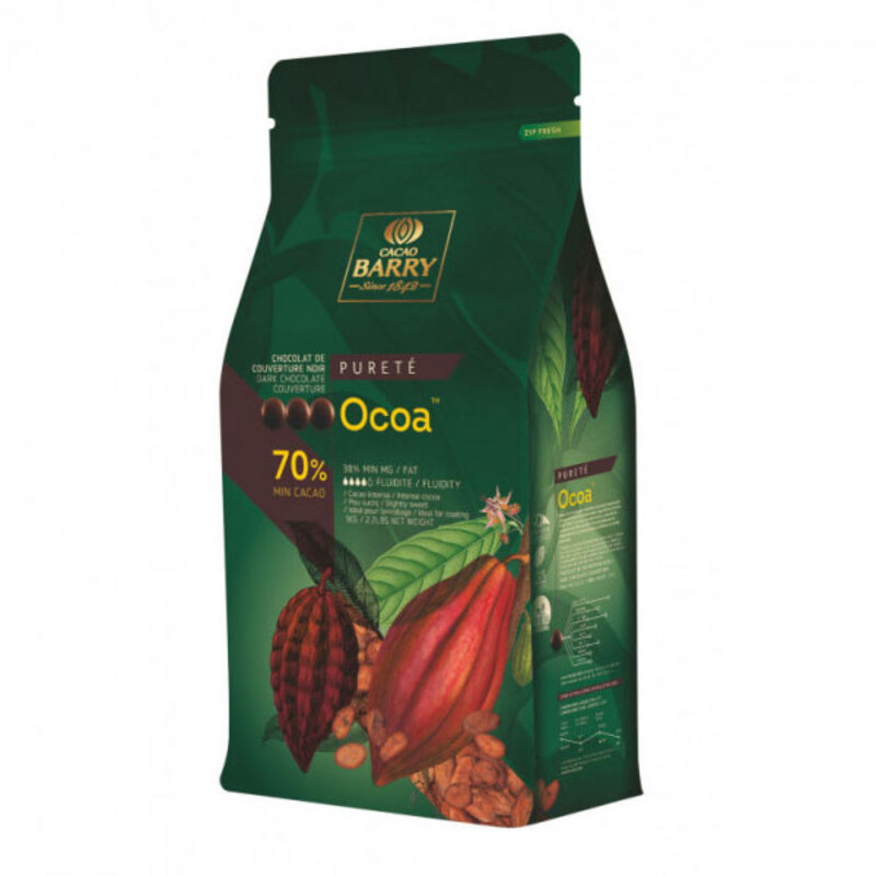 Chocolat de Couverture Noir Ocoa 1 Kg