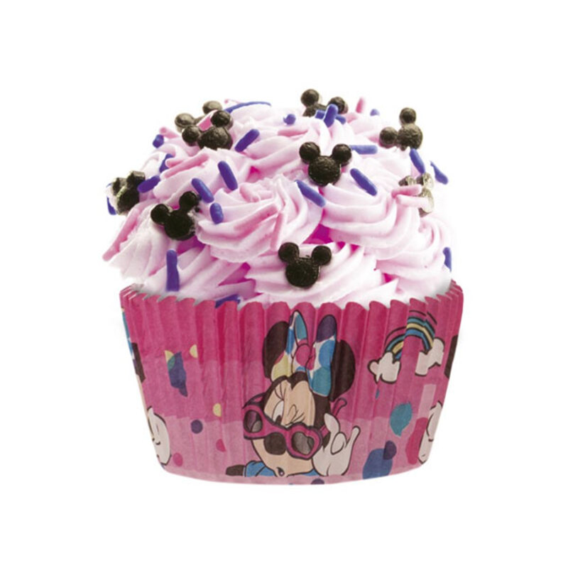 Caissettes à cupcake roses Minnie (x25)