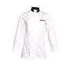 Veste blanche col noir manches longues Alex