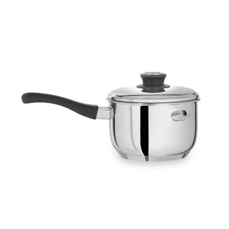 Casserole bain-marie avec couvercle inox 17 cm