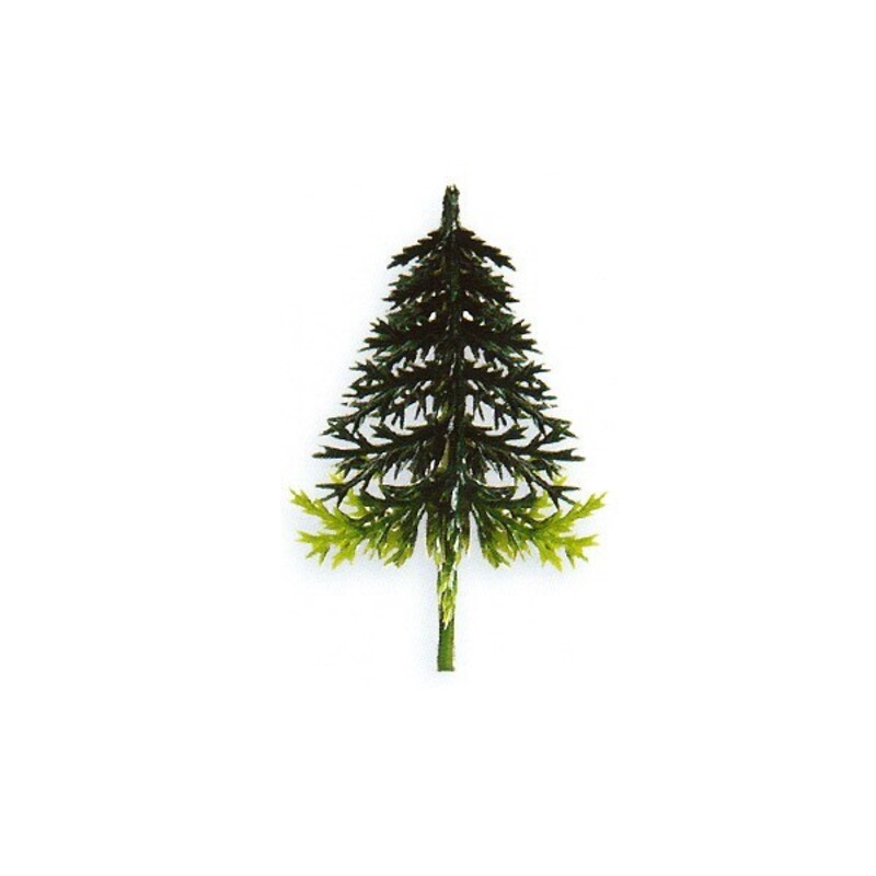 Sapin vert 2 tons sur pique (x100)