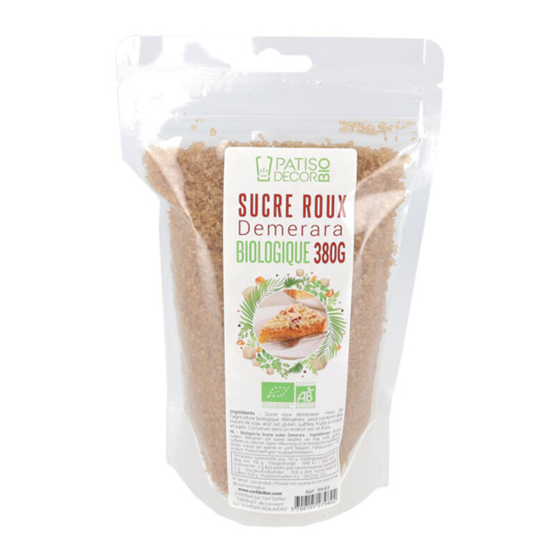 Sucre roux Demerara Bio 380 g