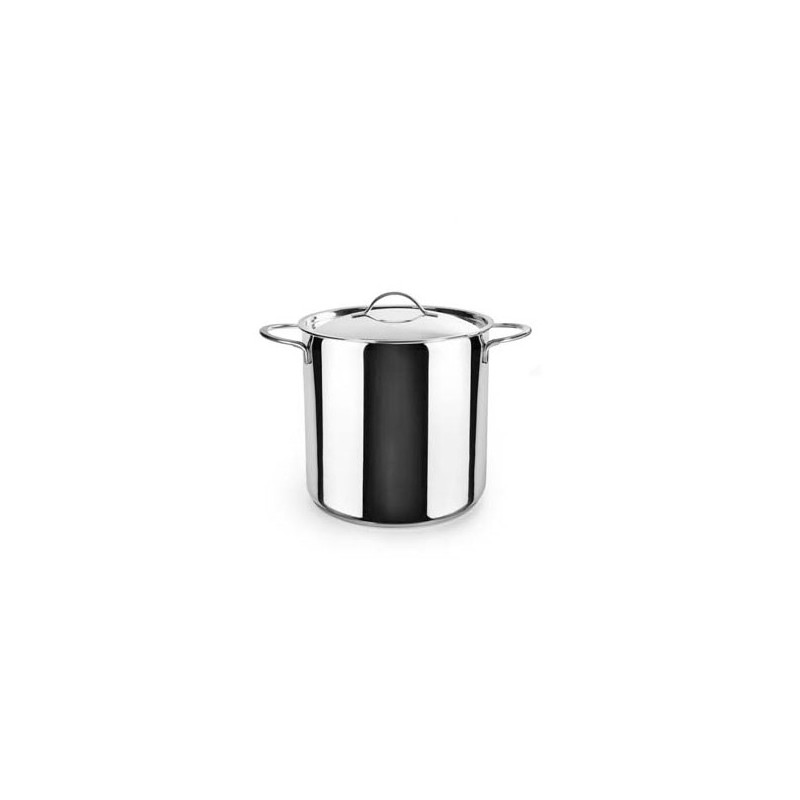 Marmite traiteur avec couvercle inox 26 cm