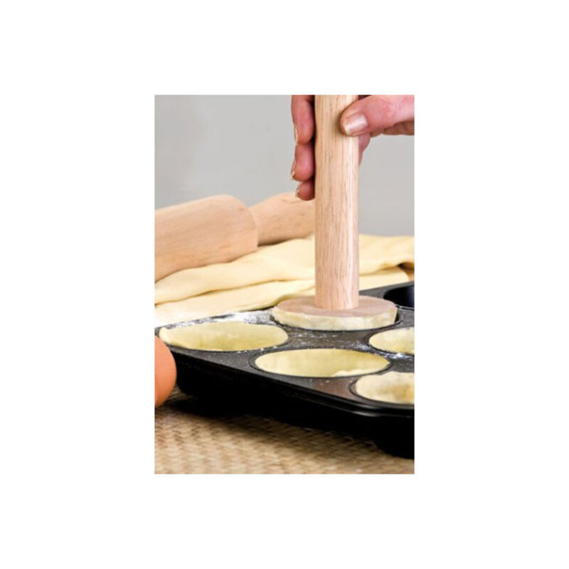 Poussoir à tartelettes en bois