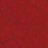 Papier cadeau rouge ligne or 0,70 x 25 m