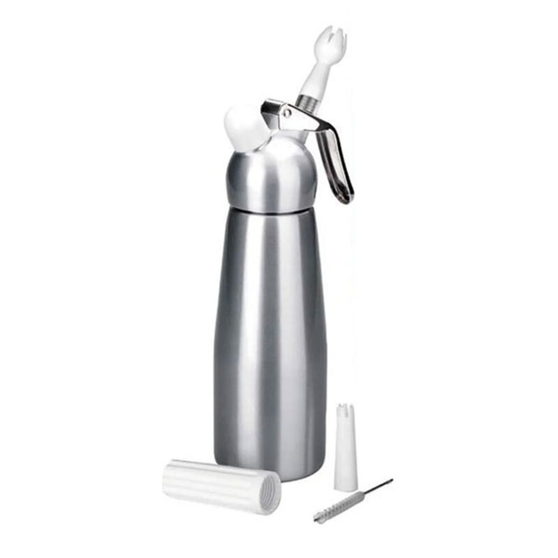 Siphon à crème argent 0,25 L