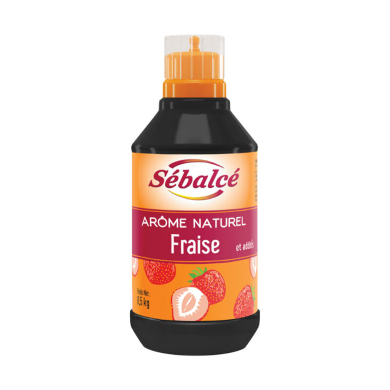 Arôme alimentaire Fraise Sébalcé 500 ml