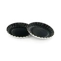 Mini assiette carton ronde noire (x50) 