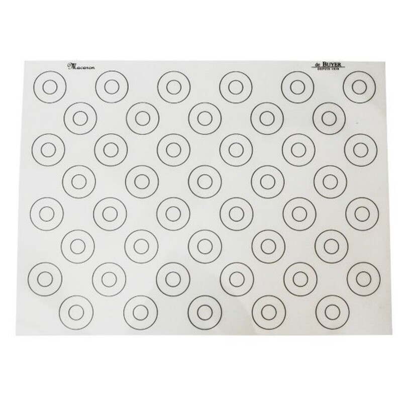 Tapis silicone spécial macarons De Buyer