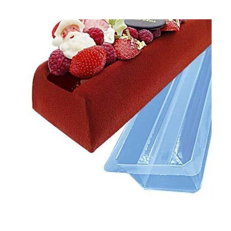 Gouttière à bûche fond plat en pvc (x12)