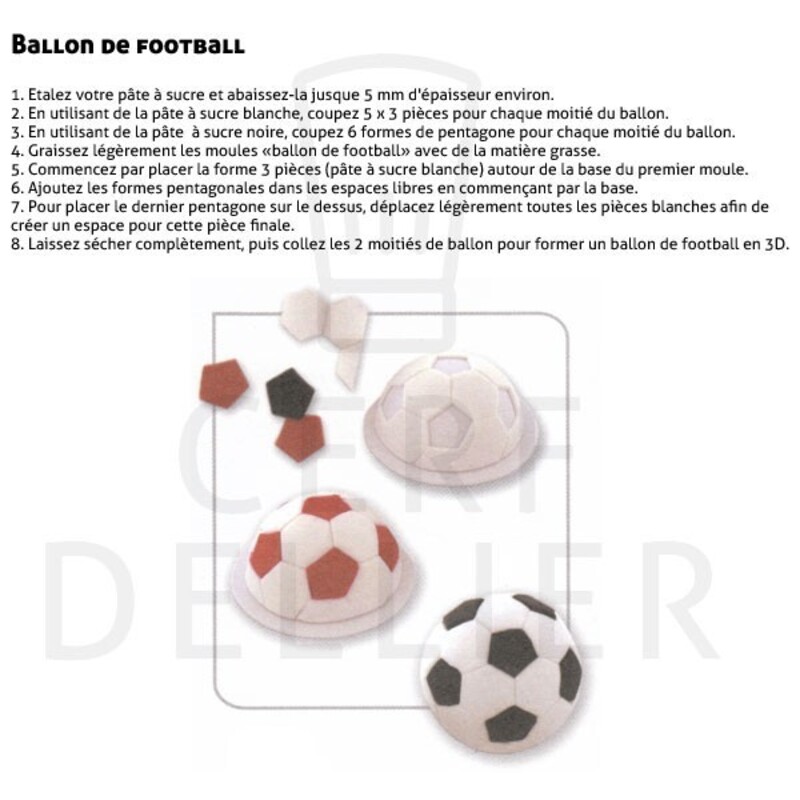 Découpoirs Thème Football (jeu de 9)