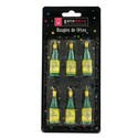 Bougie bouteille de champagne Gatodéco (x 6)