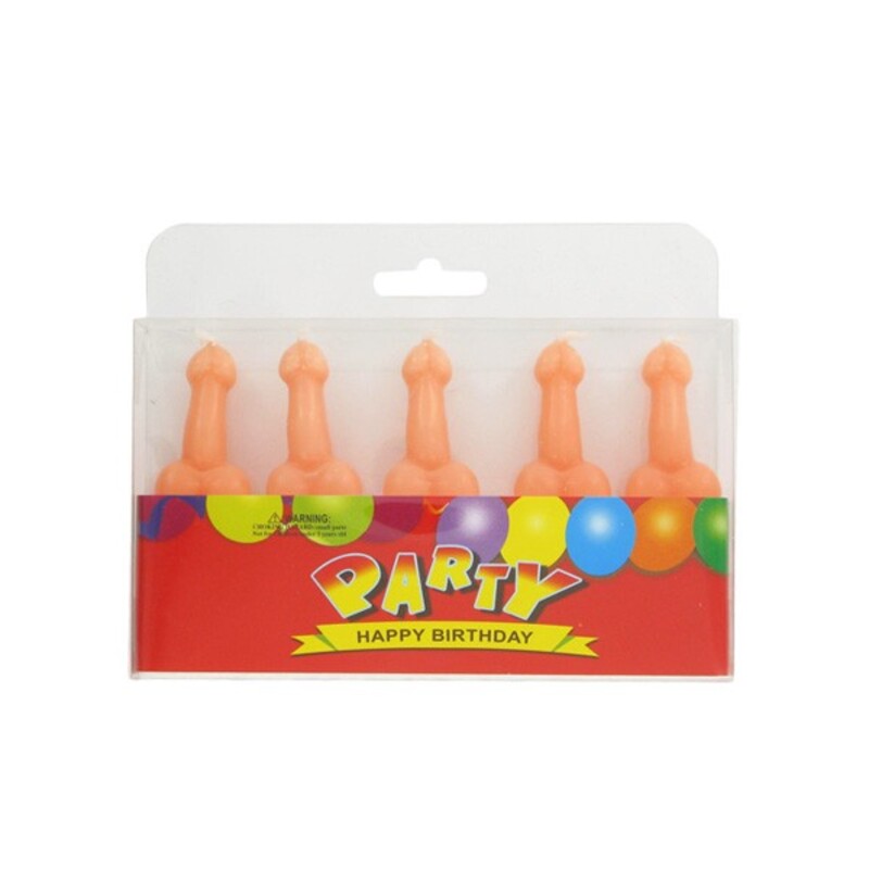 Petites bougies piece of man (x5)